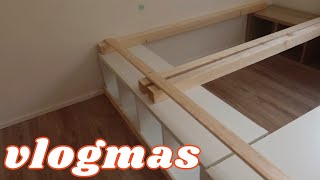 Stavíme holkám postel a nový obraz I vlogmas