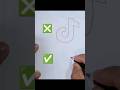 Easy Drawing 😱🥰 || TIKTOK LOGO || #art #pencilart #easy #simpledrawing #creative #tiktok #freestyle