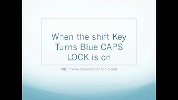 How to Use Caps Lock iPad HD