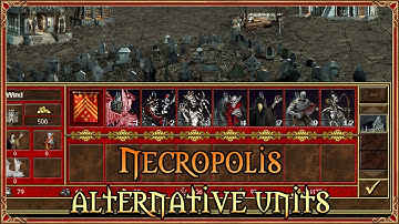 Necropolis Alternative units with shooting Skeleton archer - Heroes 3 Alternative units mod (ERA 3)