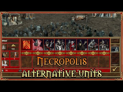 Necropolis Alternative units with shooting Skeleton archer - Heroes 3 Alternative units mod (ERA 3)