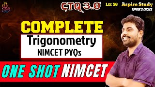 Trigonometry NIMCET PYQs with Trick Shortcut by Aspire Study MCA Entrance Coaching Kanpur