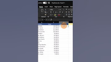 How to create a searchable drop down in Microsoft Excel #shorts