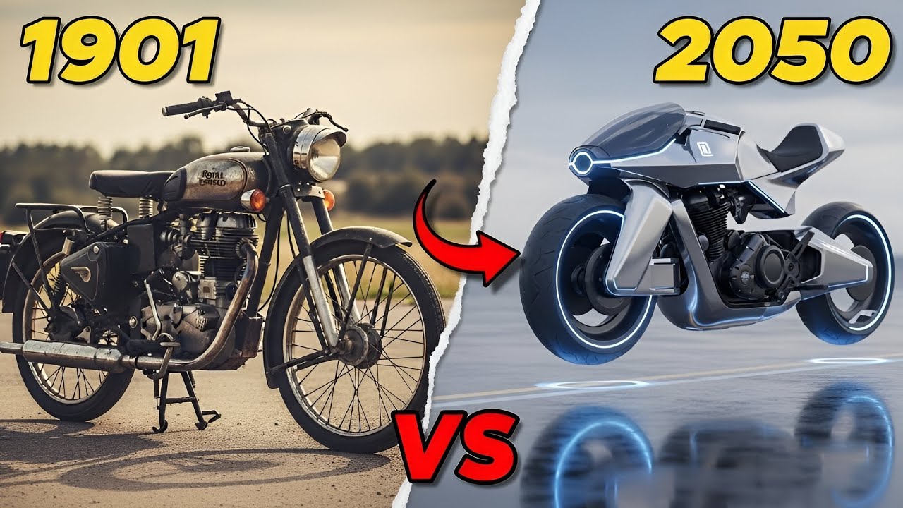 Evolution of Royal Enfield (1901–2050) | From First Motorcycle to Futuristic Machines