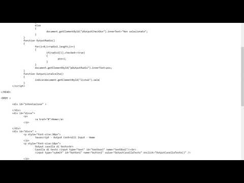 11 - Javascript - Controlli di Input