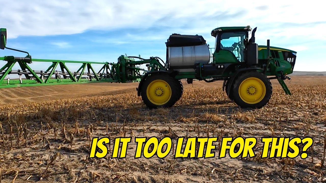 Spraying in November.. Crazy