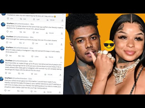 Chrisean has BLUEFACE in his FEELINGS on TWITTER cause he think she wants LIL BABY 🤣🤣🤣