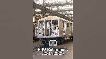 R40 Slant Retirement 2007-2009 #nycsubway #nostalgia #throwback
