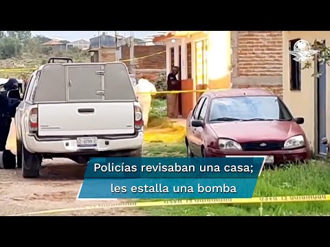 Bomba estalla durante intervención ministerial en una vivienda de Guanajuato