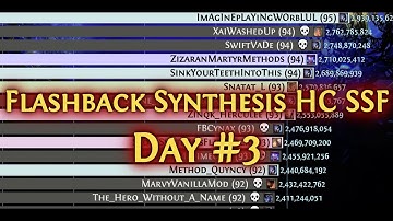 [Path of Exile Ladders] DAY #3 - Flashback Synthesis Hardcore SSF - Top 20 - All Classes