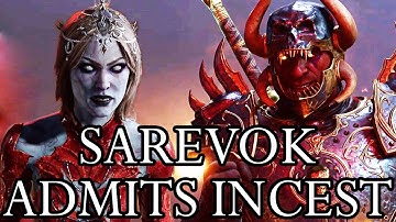 Sarevok Anchev ADMITS TO INCEST | Baldur