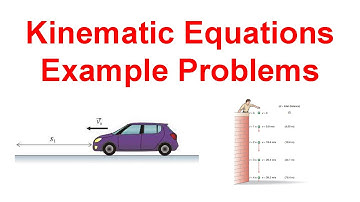 Solving Kinematics Problems in Physics (1D Motion)