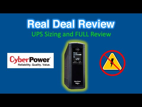 CyberPower UPS Review and Sizing - YouTube