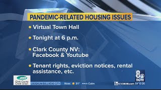 Clark County virtual town hall to discuss pandemic-related housing issues