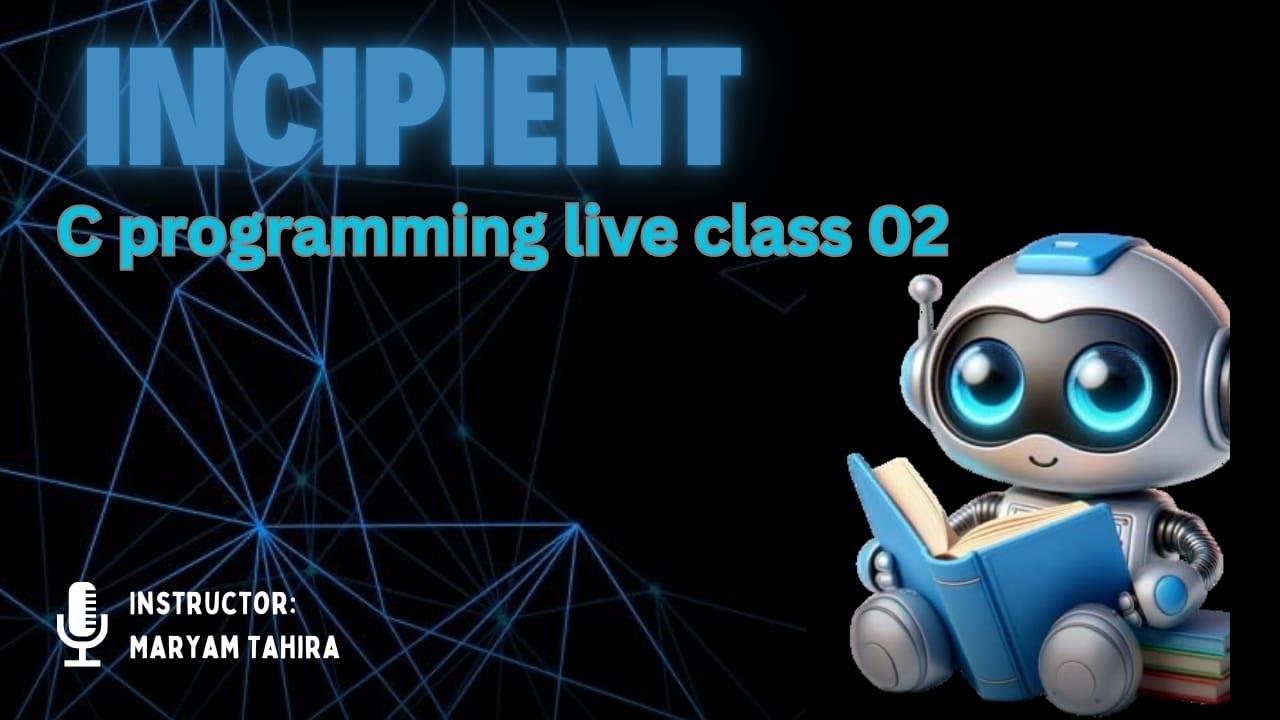 C programming language live class 02 - YouTube