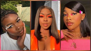 Black Girl Makeup Compilations | Makeup Tutorials on Brown skin and Dark skin women