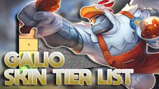 TIER LIST DE SKINS DO GALIO (MUITA ESTÁTUA)