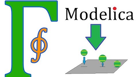 Modelica Simplified Contact Using Only Standard Components