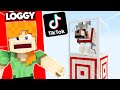 TIK TOK HACKS BATTLE WITH LOGGY | MINECRAFT