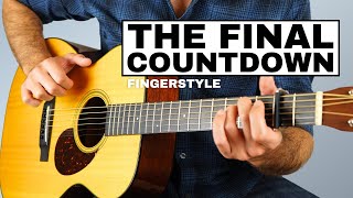 How to Play The Final Countdown By Europe - Fingerstyle Guitar Lesson