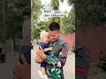 Perbedaan awal ketemu dan skrg, efek kelamaan ditinggal satgas bapaknya😂 #tni