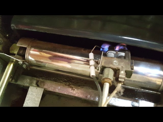 How to light a wall heater pilot light - YouTube