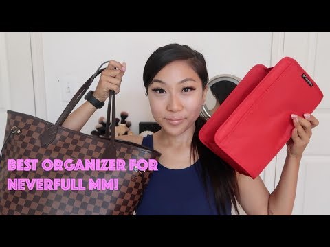 Purse Bling Neverfull GM Base Shaper, Bag Shaper for LV Never Full Bags and Other LV Totes, Vegan Leather (Red, gm)