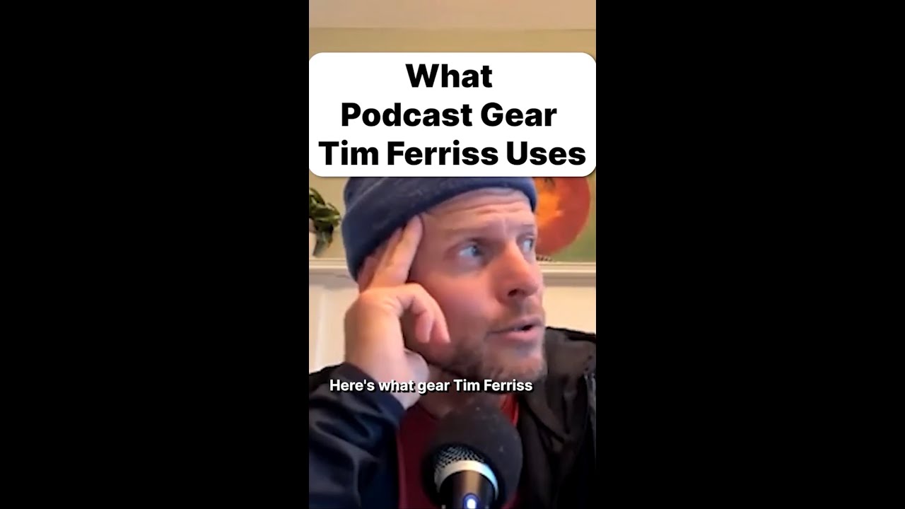 What Podcast Gear Tim Ferriss Uses for Tim Ferriss Show #shorts - YouTube