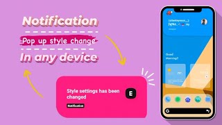 How to change pop up notification style in any device | heads up notification style change screenshot 3