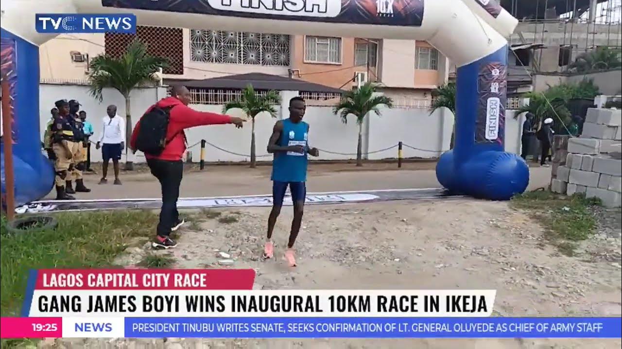 Lagos Capital City Race | Gang James Boyi Wins Inaugural 10KM Race In Ikeja