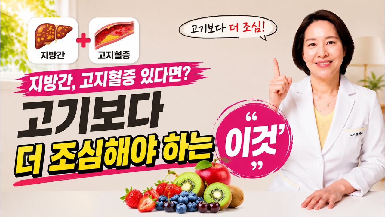 고지혈증, 지방간 있다면 의외로 주의해야 할 '이것' (50대 이상 필수 시청) | ft 부부한의사