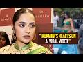 Rukmini Vasanth Reacts On Her Viral AI-Generated Bikini Video
