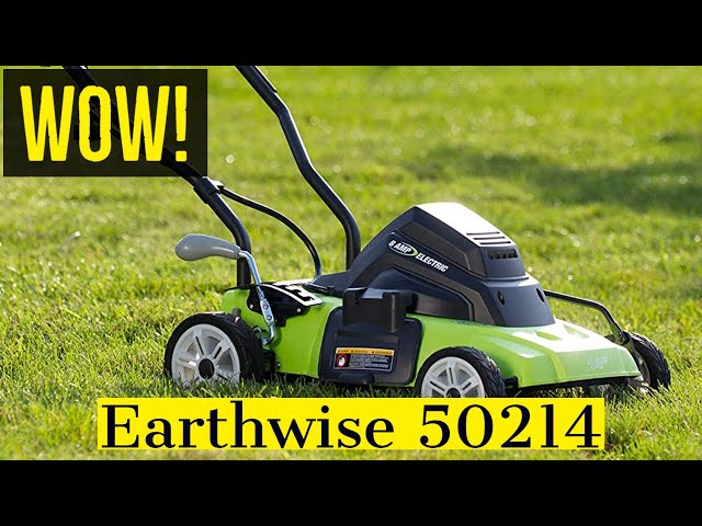 Earthwise 14 Corded Electric Push Lawn Mower 50614 - 120V, 60Hz, 11 Amp