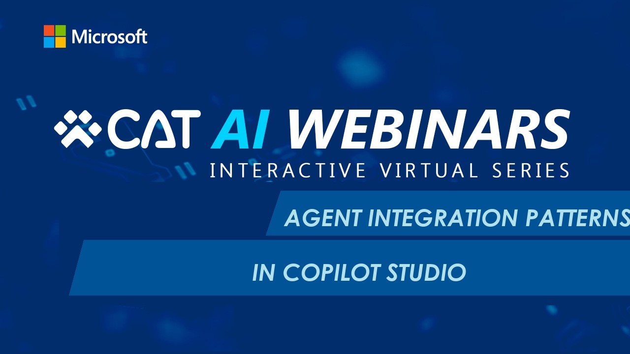 Selecting agent integration patterns in Copilot Studio - YouTube