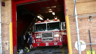 FDNY Ladder 31 meets Rescue 3 on different boxes