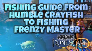 RuneScape Fishing Guide: From Humble Crayfish to Fishing Frenzy Master (Levels 1-99+) 🦈#runescape3