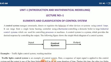 5EE4-06, unit-1(control system), lec-1(part-1)introduction, Atul deshmukh