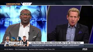 Skip and Shannon react to First Ja and now Luka mocks Steph’s celebrations