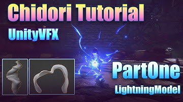 Naruto Chidori VFX Tutorial Part1:Lightning models | My unity vfx workflow |particle system 3dsmax