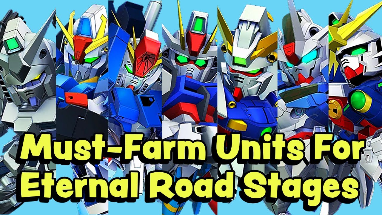 Необходимо фармить юниты каждой серии для Вечной дороги (SD G Generation Eternal)