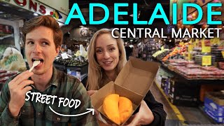 Adelaide Central Market FOOD TOUR! (Australia's BEST Street Food?!)