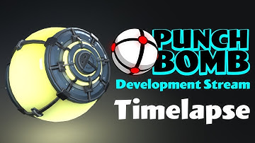 Blender 3D Substance Painter Timelapse - Energy Capsule - 3 Hours to 9.5 Minutes