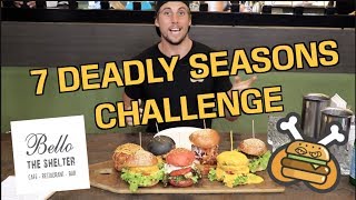 Aussie Guy Eats 7 MASSIVE Burgers | Australian Food Challenge