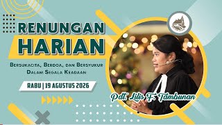 Renungan Harian Gereja HKBP Ressort Tebet - Rabu, 19 Agustus 2026 screenshot 1