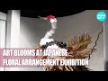 Art blooms at Japanese floral arrangement exhibition