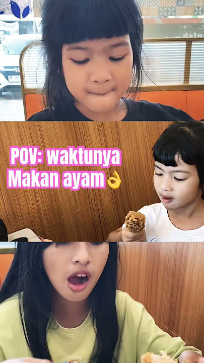 KETIKA DISTA DOMINIQUE DARLEEN MAKAN AYAM UPIN IPIN😱!! #trend #shortviral