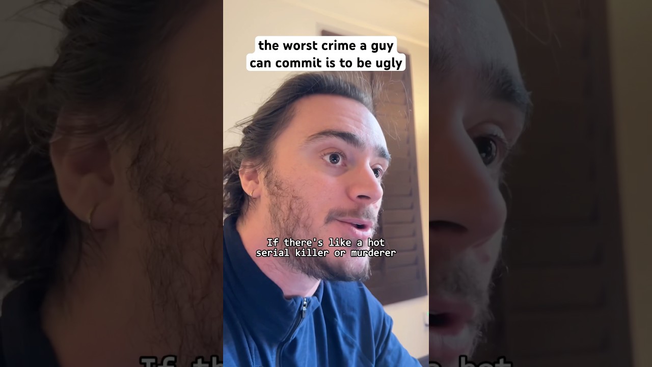 the worst crime a man can commit is to be ugly #shorts #comedy #funny