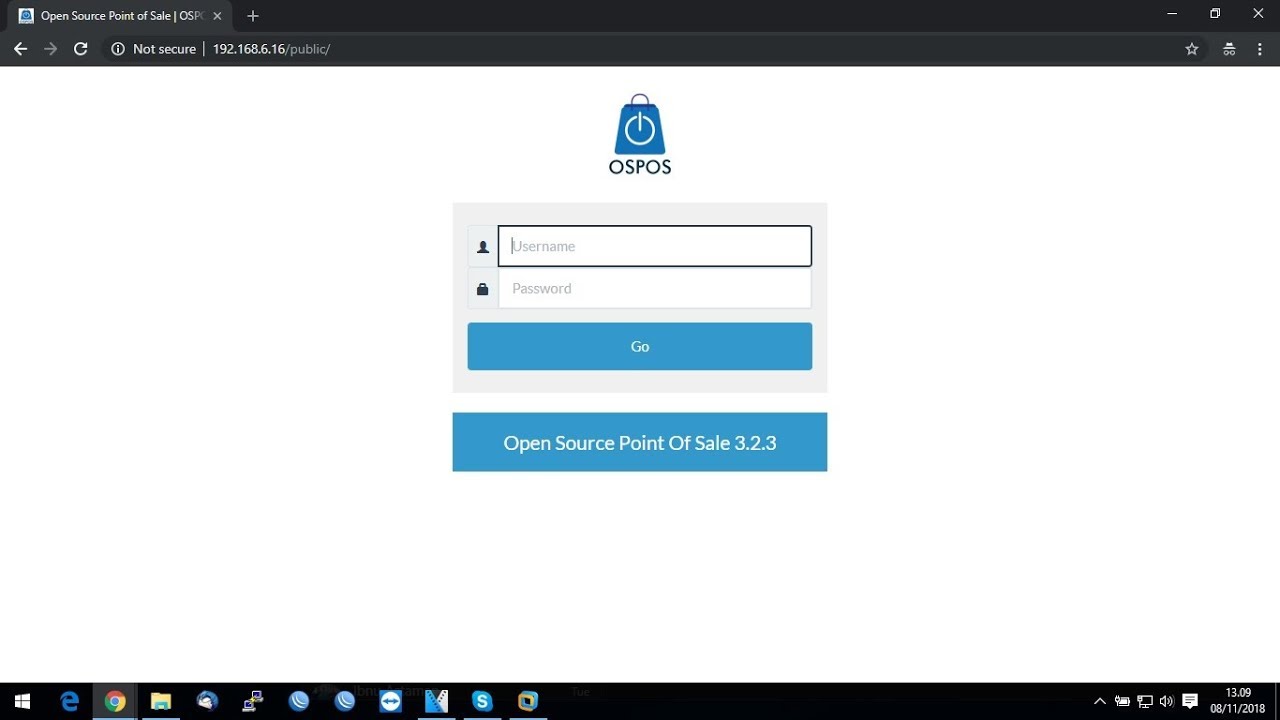 OpenSourcePOS 3.2.3 Install on Ubuntu 16.04 - YouTube