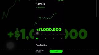 MADE A MILLION OFF $460 ON TESLA ON ROBINHOOD || Wall Street Bets Options Trading screenshot 3