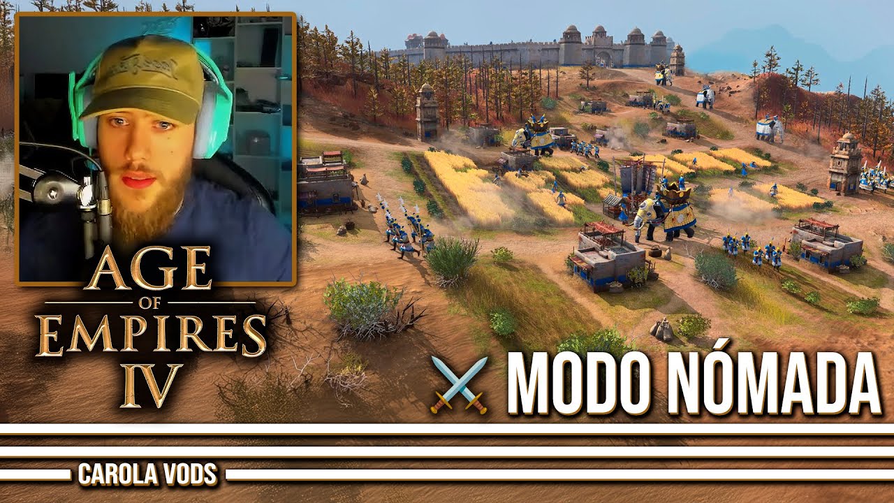 Jugamos al modo nómada en AGE OF EMPIRES IV 🏰 Gameplay Español ⚔️ AoE4